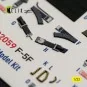F-5F - interior 3D decals for Kitty Hawk/Zimi models kit, 1/32 - Ke...