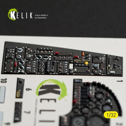 A-7D CORSAIR II - interior 3D decals for Trumpeter kit, 1/32 - Keli...