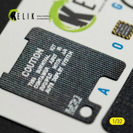 A-7D CORSAIR II - interior 3D decals for Trumpeter kit, 1/32 - Keli...