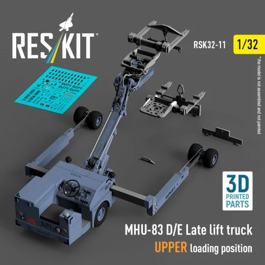 MHU-83 D/E Late lift truck UPPER loading position (3D Printed model...