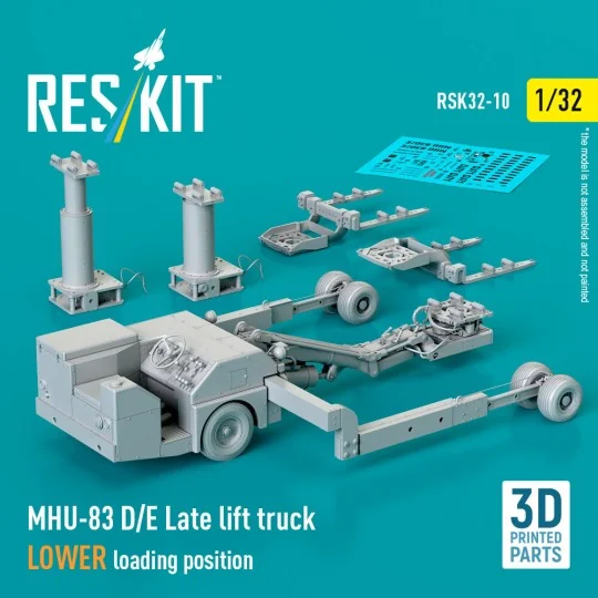 MHU-83 D/E Late lift truck LOWER loading position (3D Printed model...