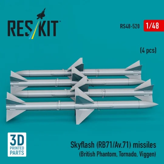 Skyflash (RB71/Av.71) missiles (4 pcs) (British Phantom, Tornado, V...