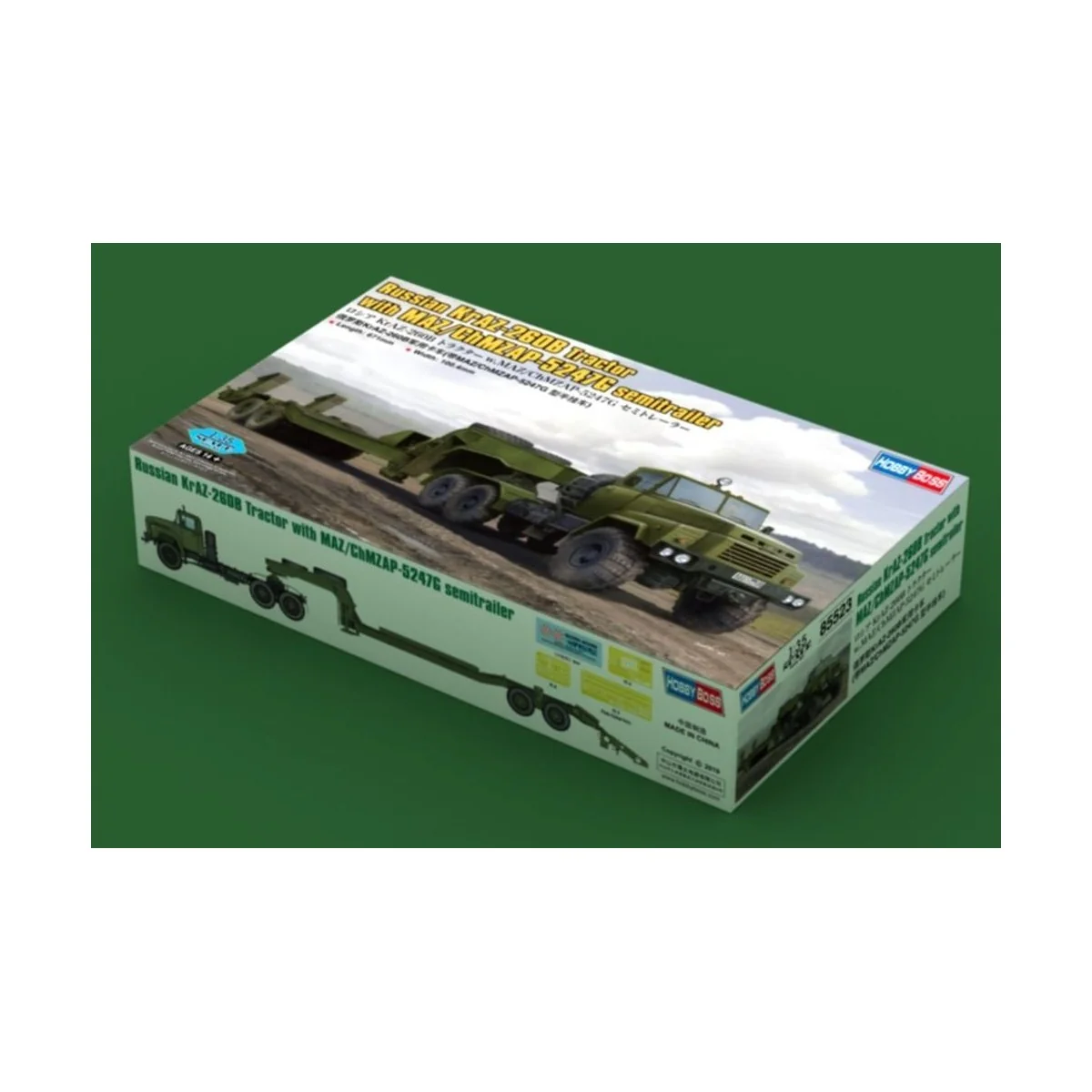 Russian KrAZ-260B Tractor with CMAZ/ChMZAP-5247G semitrailer, 1/35 ... Russian KrAZ-260B Tractor with CMAZ/ChMZAP-5247G semitrailer, 1/35 ...