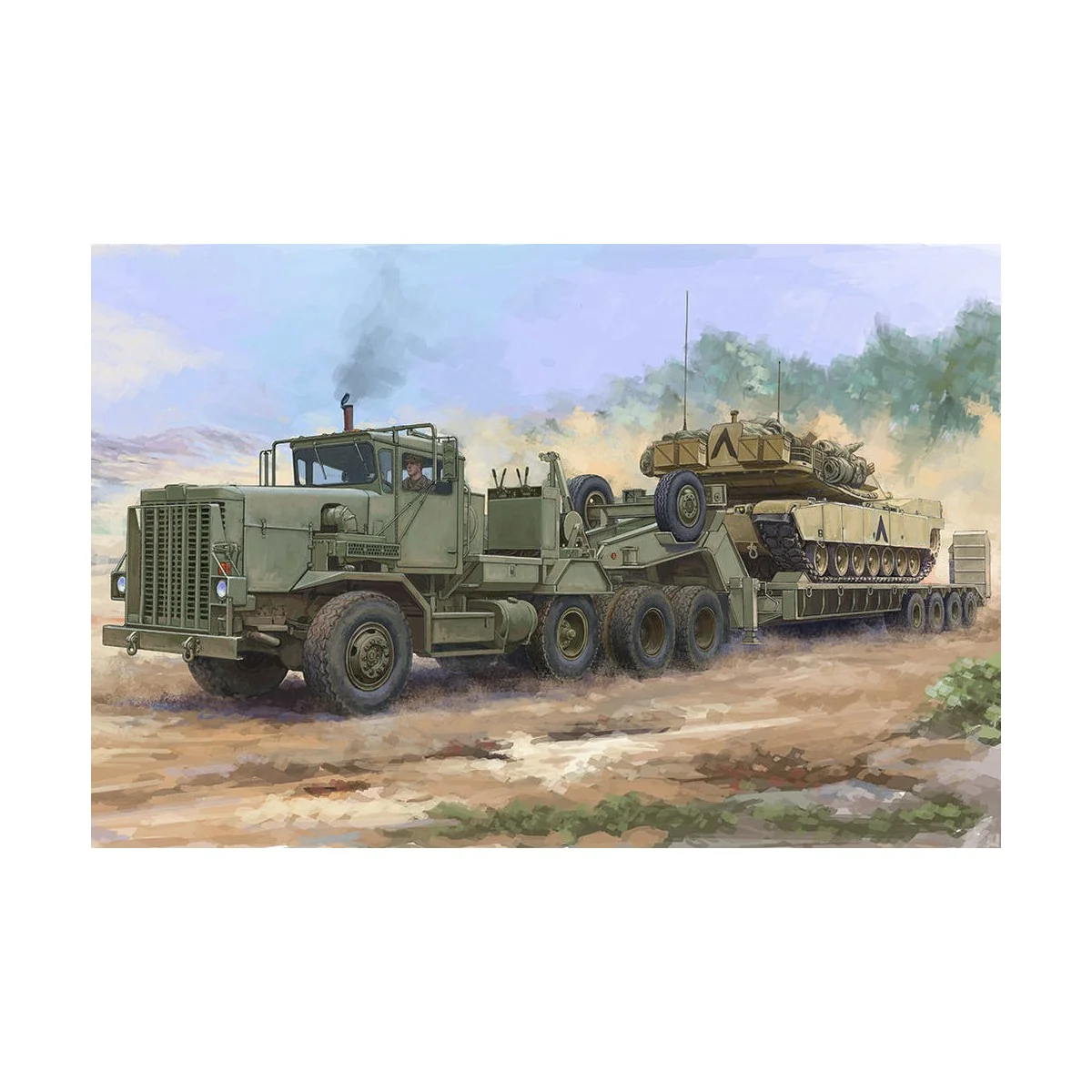 M911 C-HET w/Talbert 64T Trailer - Hobby Boss 85524