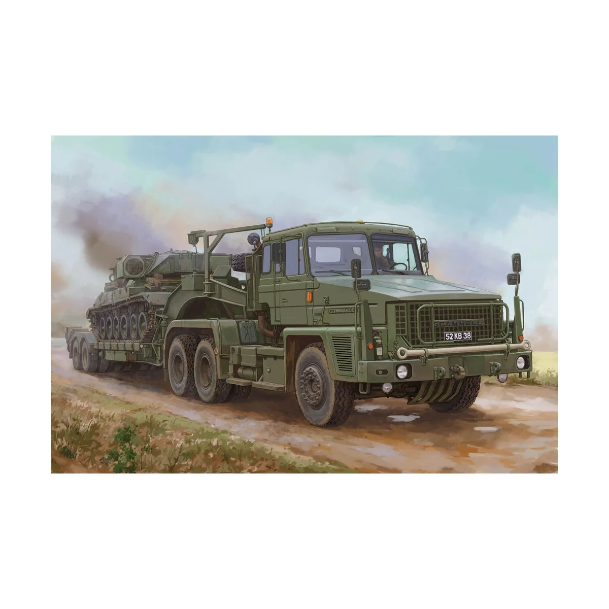 Scammell Commander with 62 tonne Crane Fruehauf semi-trailer - Hobb...