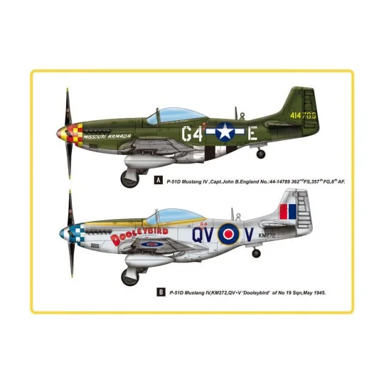 P-51D Mustang IV Fighter, 1/48 - Hobby Boss 85802