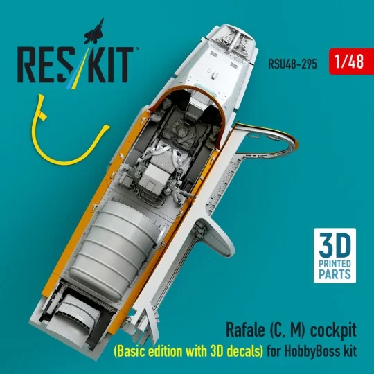 Rafale (C, M) cockpit (Basic edition with 3D decals) for HobbyBoss ...