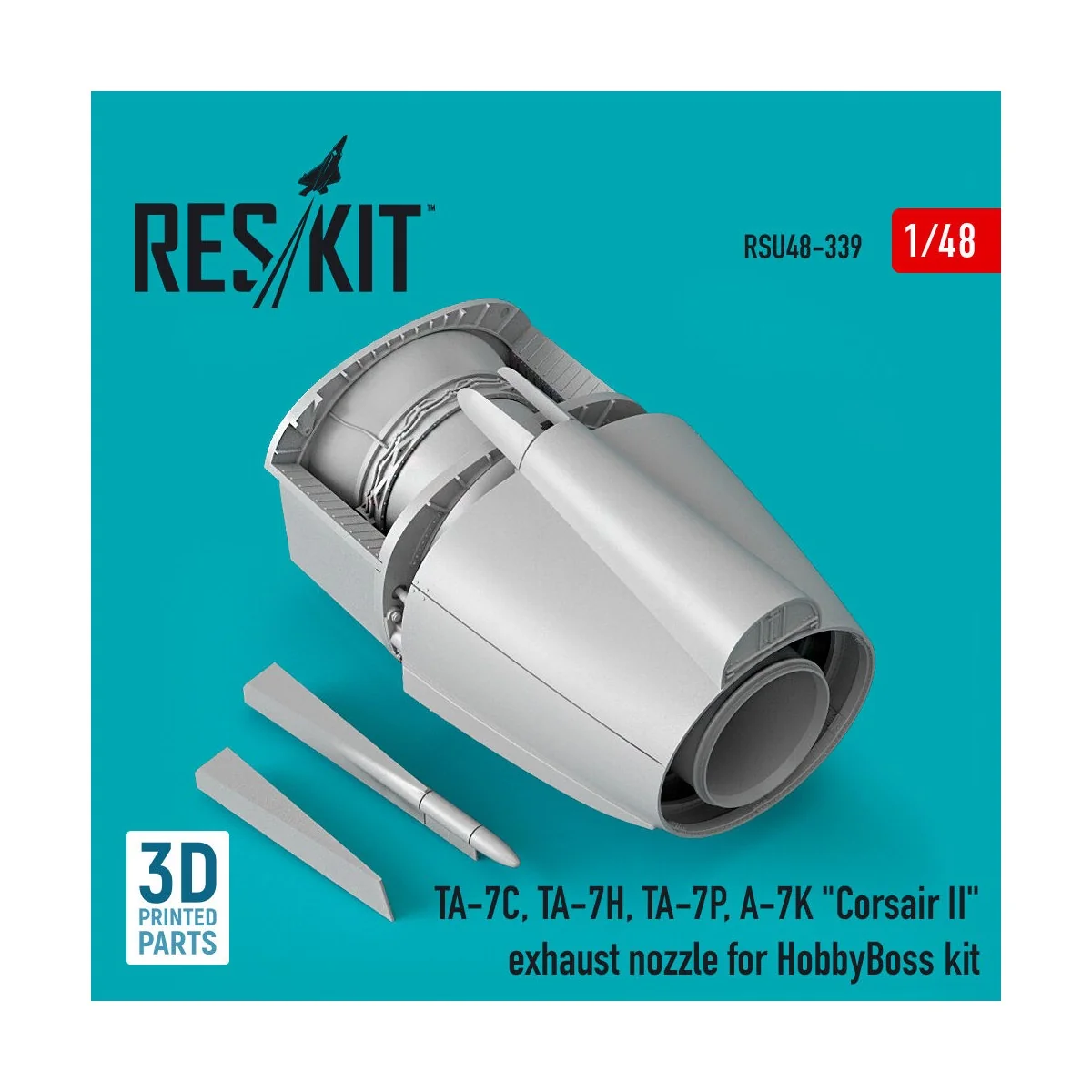 TA-7C, TA-7H, TA-7P, A-7K Corsair II exhaust nozzle for HobbyBoss k...