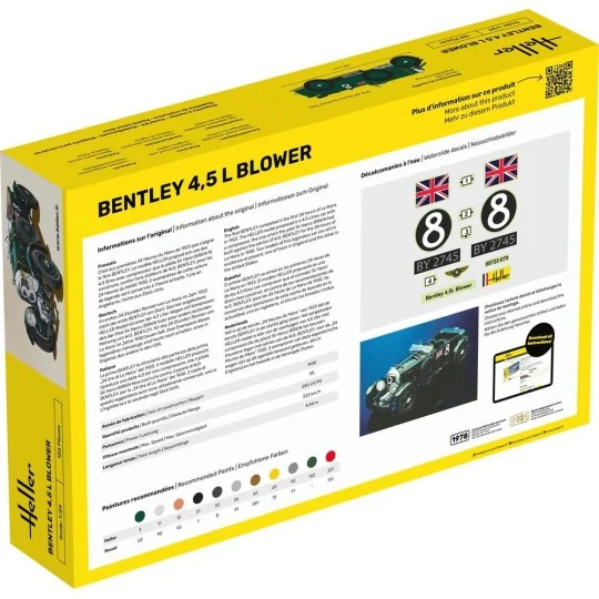 STARTER KIT Bentley Blower, 1/24 - Heller 56722 STARTER KIT Bentley Blower, 1/24 - Heller 56722