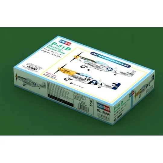 P-51D Mustang-Yellow Nose, 1/48 - Hobby Boss 85808