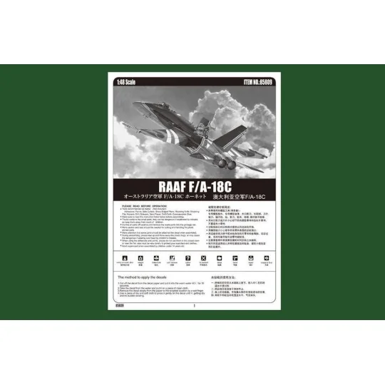 RAAF F/A-18C, 1/48 - Hobby Boss 85809