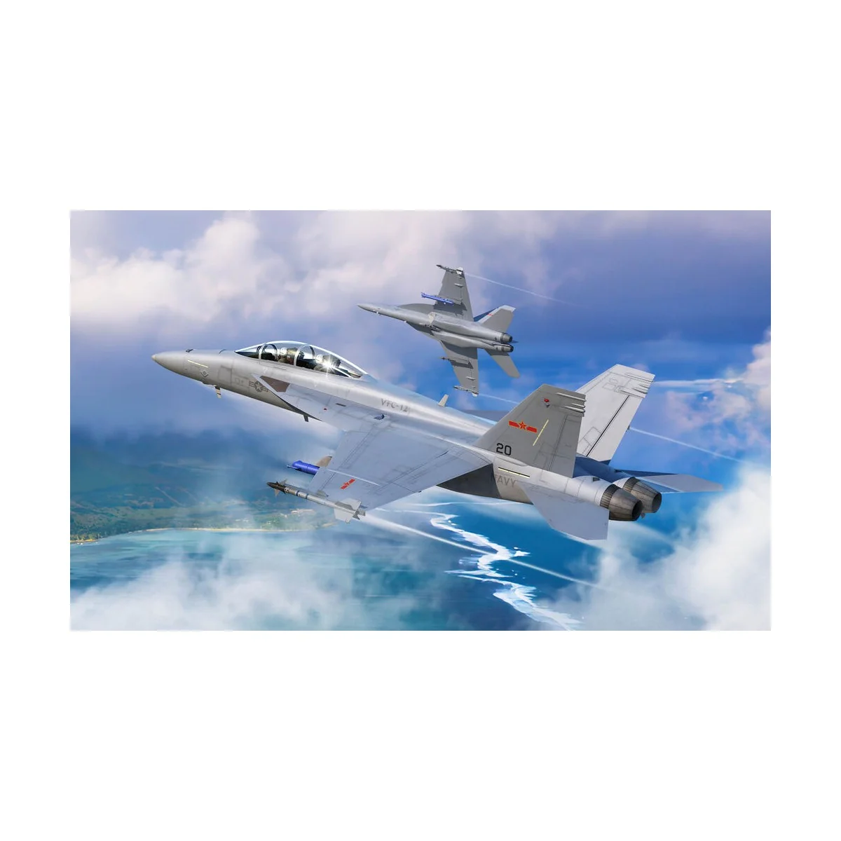 F/A-18F Super Hornet VFC-12, 1/48 - Hobby Boss 85819 F/A-18F Super Hornet VFC-12, 1/48 - Hobby Boss 85819