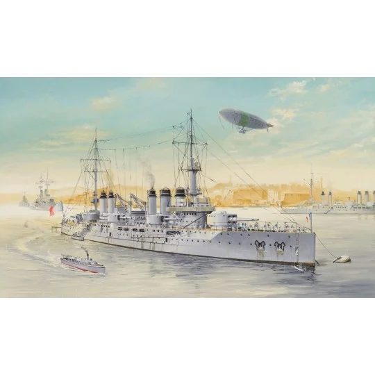 French Navy Pre-Dreadnought Battleship Voltaire, 1/350 - Hobby Boss... French Navy Pre-Dreadnought Battleship Voltaire, 1/350 - Hobby Boss...