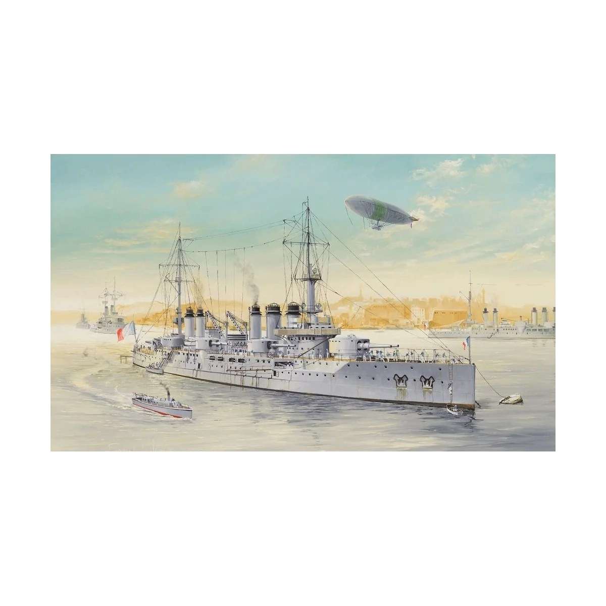 French Navy Pre-Dreadnought Battleship Voltaire - Hobby Boss 86504