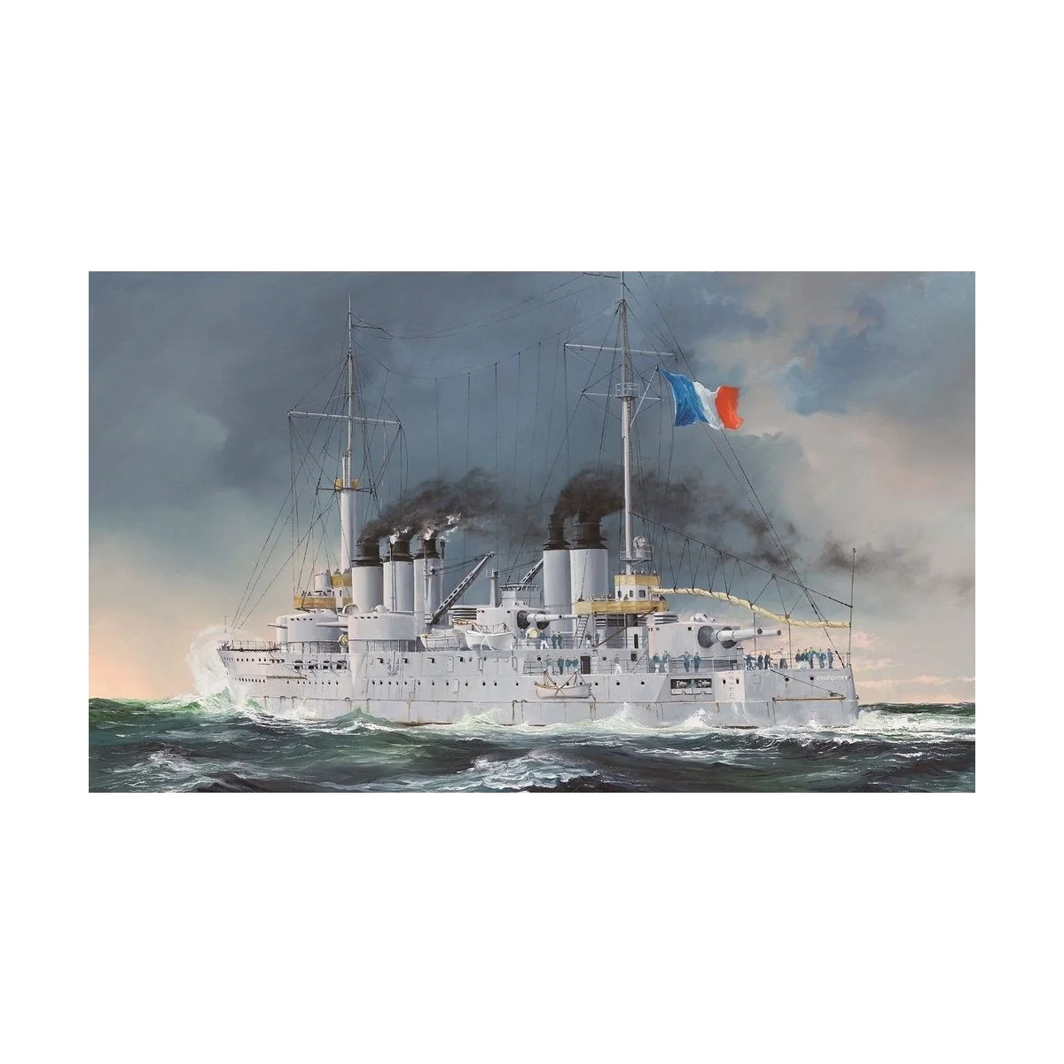 French Navy Pre-Dreadnought Battleship Condorcet, 1/350 - Hobby Bos... French Navy Pre-Dreadnought Battleship Condorcet, 1/350 - Hobby Bos...