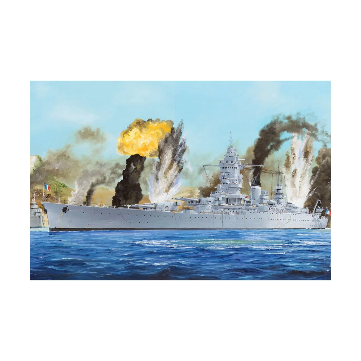 French Navy Dunkerque Battleship - Hobby Boss 86506