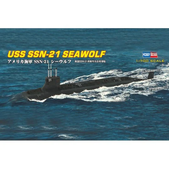 USS SSN-21 SEAWOLF ATTACK SUBMARINE, 1/700 - Hobby Boss 87003 USS SSN-21 SEAWOLF ATTACK SUBMARINE, 1/700 - Hobby Boss 87003