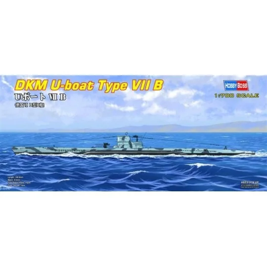 DKM U-boat Type VII B, 1/700 - Hobby Boss 87008