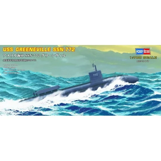 USS Navy Greeneville submarine SSN-772, 1/700 - Hobby Boss 87016 USS Navy Greeneville submarine SSN-772, 1/700 - Hobby Boss 87016
