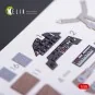 Bf-109E interior 3D decals for WingsyKits kit, 1/48 - Kelik K48009