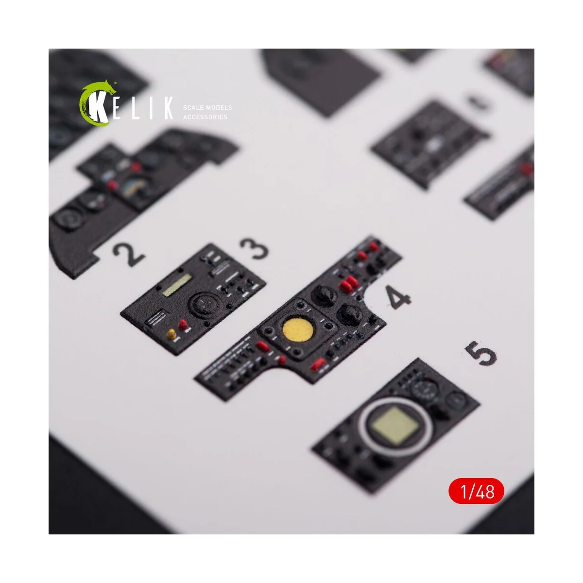 F-82 (F, G) Twin Mustang interior 3D decals for Modelsvit kit, 1/48...