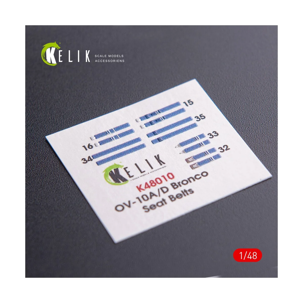 OV-10A Bronco interior 3D decals for ICM kit, 1/48 - Kelik K48010