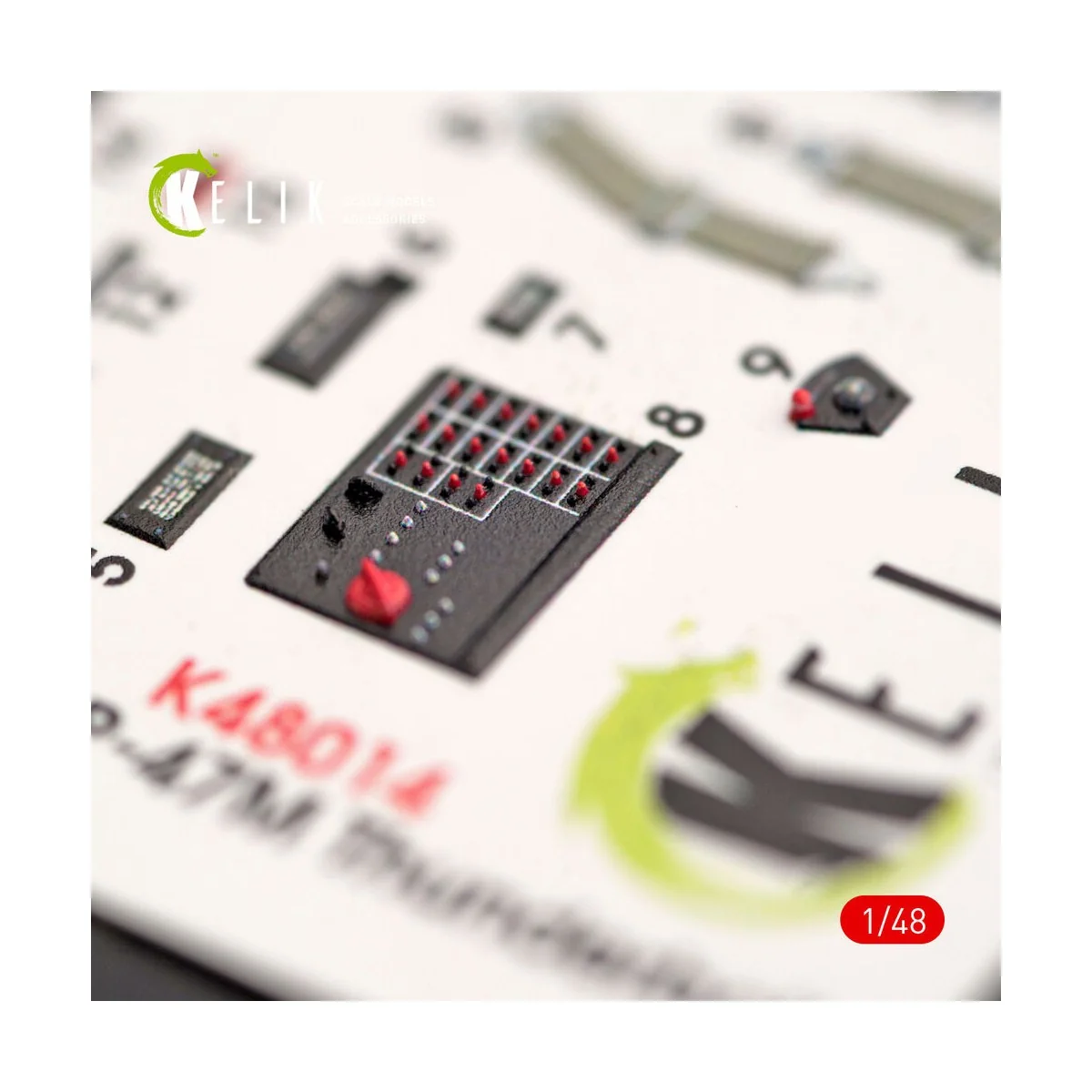 P-47M Thunderbolt interior 3D decals for Tamiya kit, 1/48 - Kelik K...