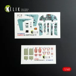 SU-24 interior 3D decals for Trumpeter kit, 1/48 - Kelik K48025