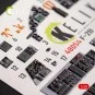 JASDF F-2B interior 3D decals for Hasegawa kit, 1/48 - Kelik K48054