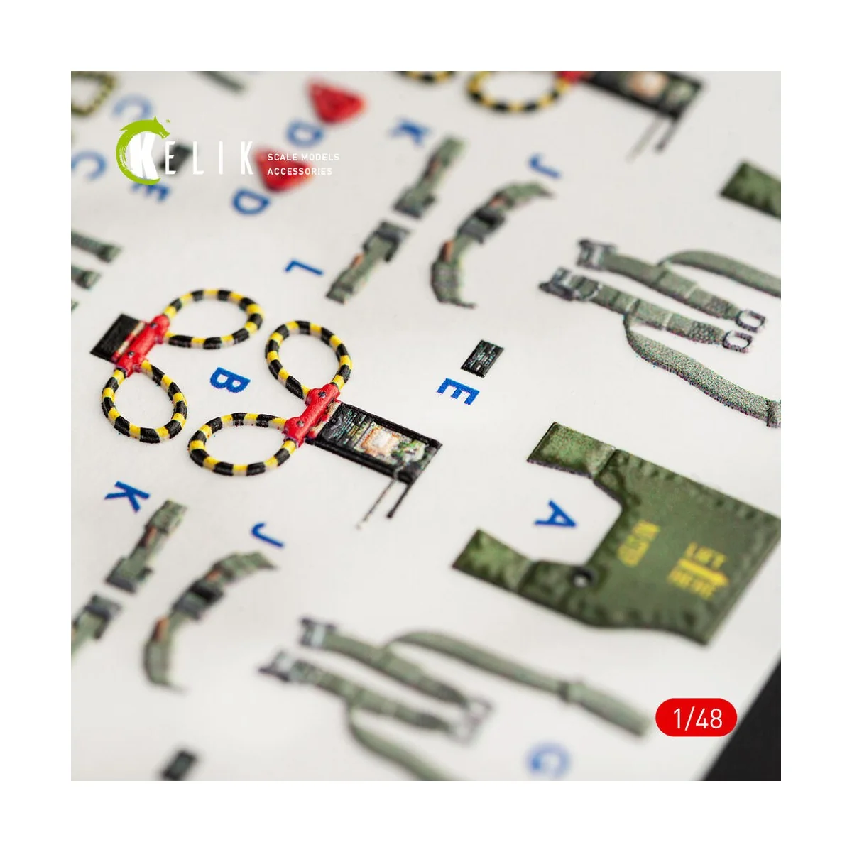 F-4G interior 3D decals for Meng kit, 1/48 - Kelik K48056