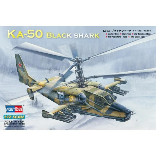Ka-50 Black shark Attack Helicopter - Hobby Boss 87217