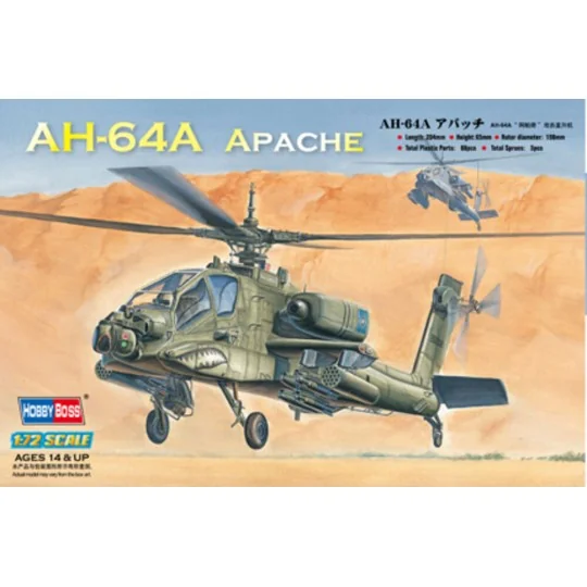 AH-64A Apache Attack Helicopter - Hobby Boss 87218