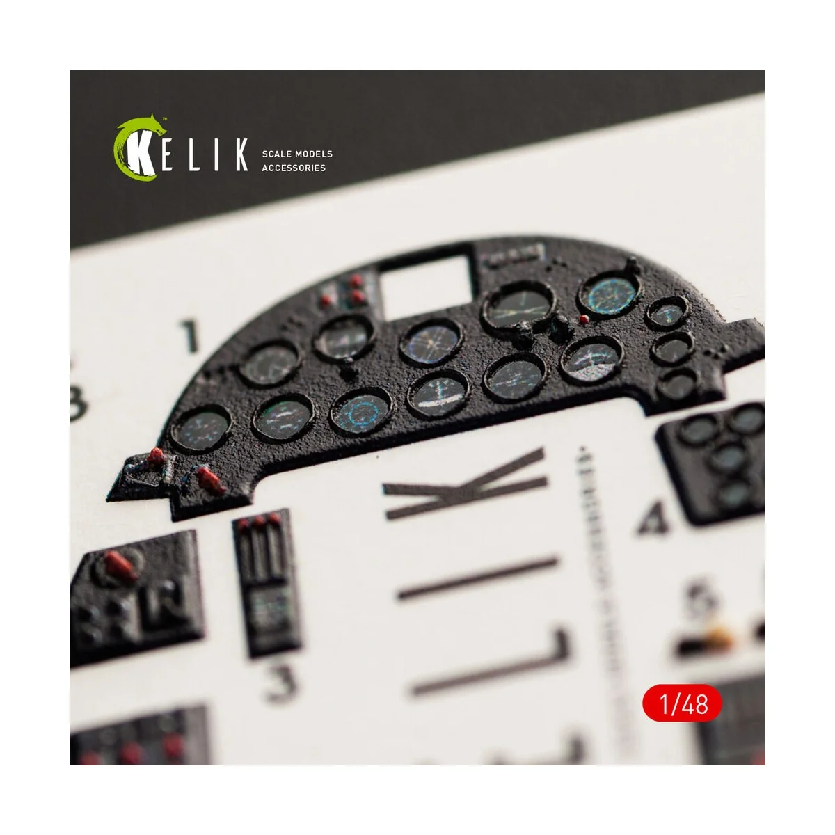 F4U-1A Corsair interior 3D decals for Tamiya kit, 1/48 - Kelik K48061