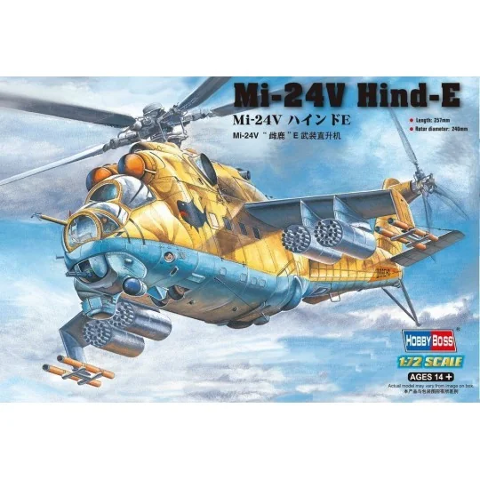 Mil Mi-24V Hind-E, 1/72 - Hobby Boss 87220 Mil Mi-24V Hind-E, 1/72 - Hobby Boss 87220