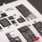 F-14B Tomcat interior 3D decals for GWH kit, 1/48 - Kelik K48066