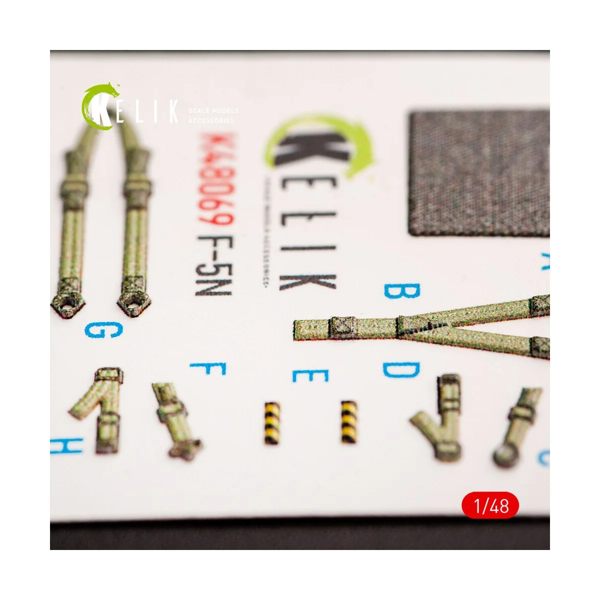 F-5N interior 3D decals for AFV Club kit, 1/48 - Kelik K48069