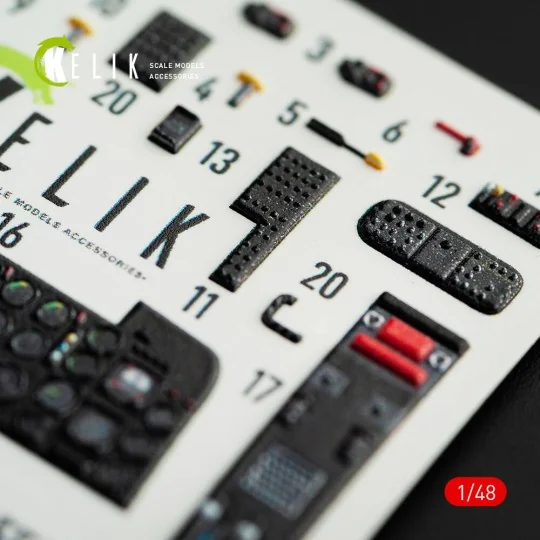 Dauphin II SA.365F / AS.565SA interior 3D decals for Kitty Hawk / Z...