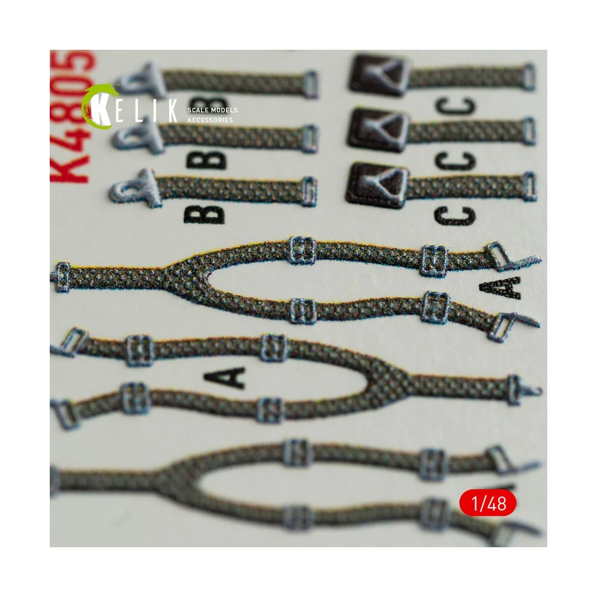 P-61B 'Black Widow' interior 3D decals for GWH kit, 1/48 - Kelik K4...