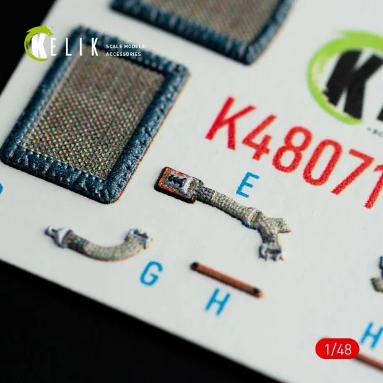 AH-1G interior 3D decals forICM/SpecialHobby kit, 1/48 - Kelik K48071