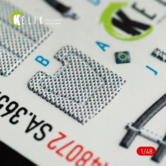 Dauphin II SA.365F / AS.565SA interior 3D decals for Kitty Hawk / Z...