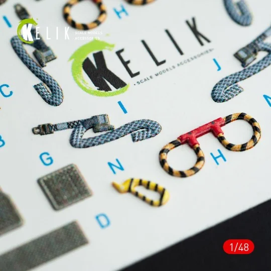 F-14A Tomcat interior 3D decals for Italeri kit, 1/48 - Kelik K48074