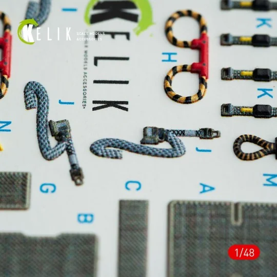 F-14A Tomcat interior 3D decals for Italeri kit, 1/48 - Kelik K48074