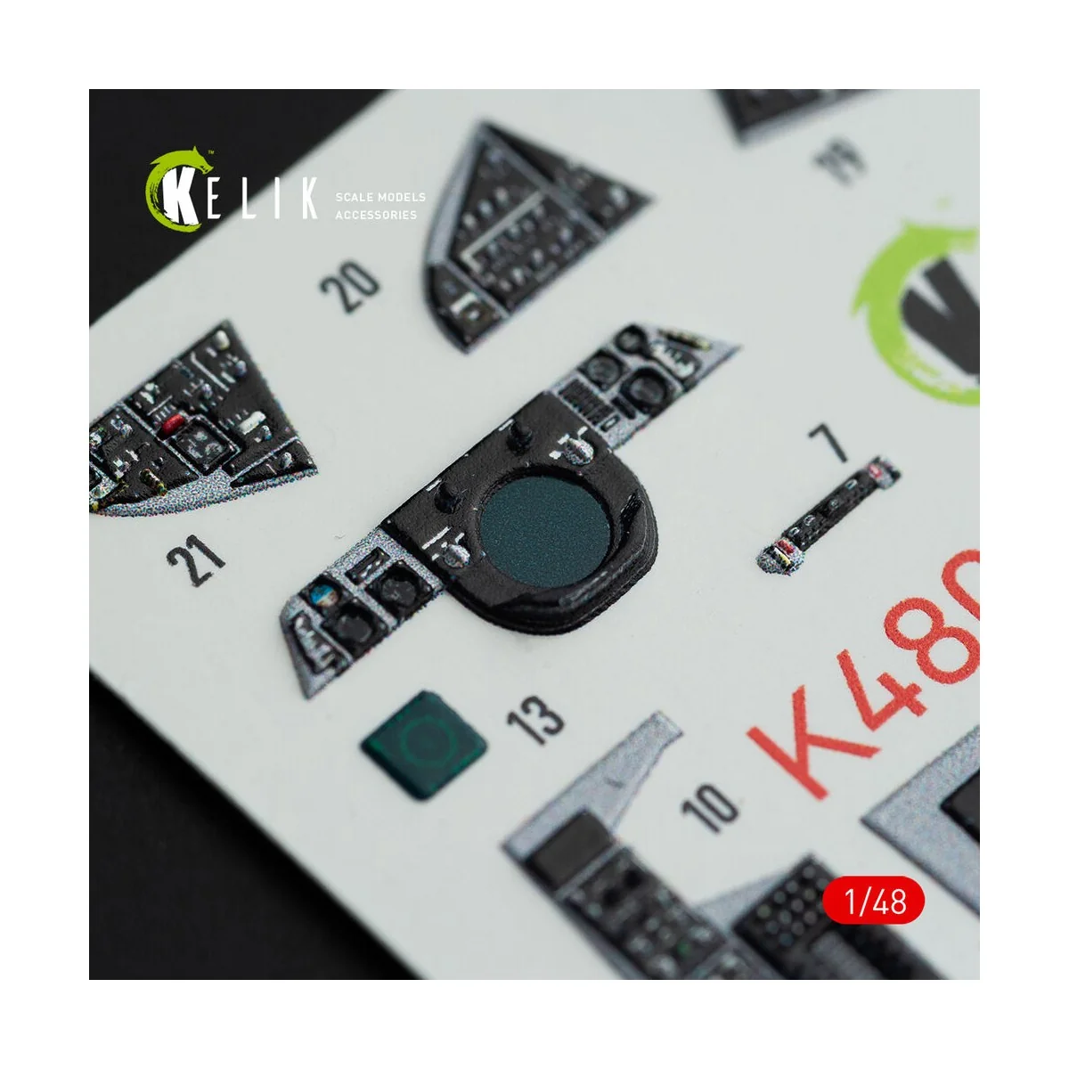 F-14A Tomcat interior 3D decals for Italeri kit, 1/48 - Kelik K48074