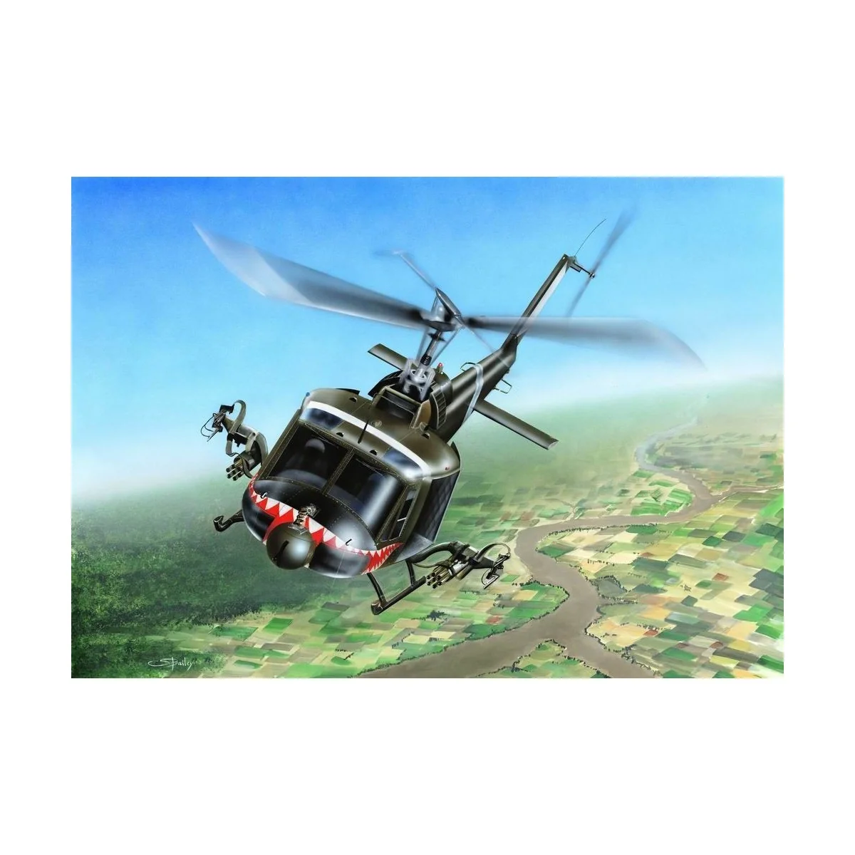 UH-1C Huey, 1/72 - Hobby Boss 87229 UH-1C Huey, 1/72 - Hobby Boss 87229