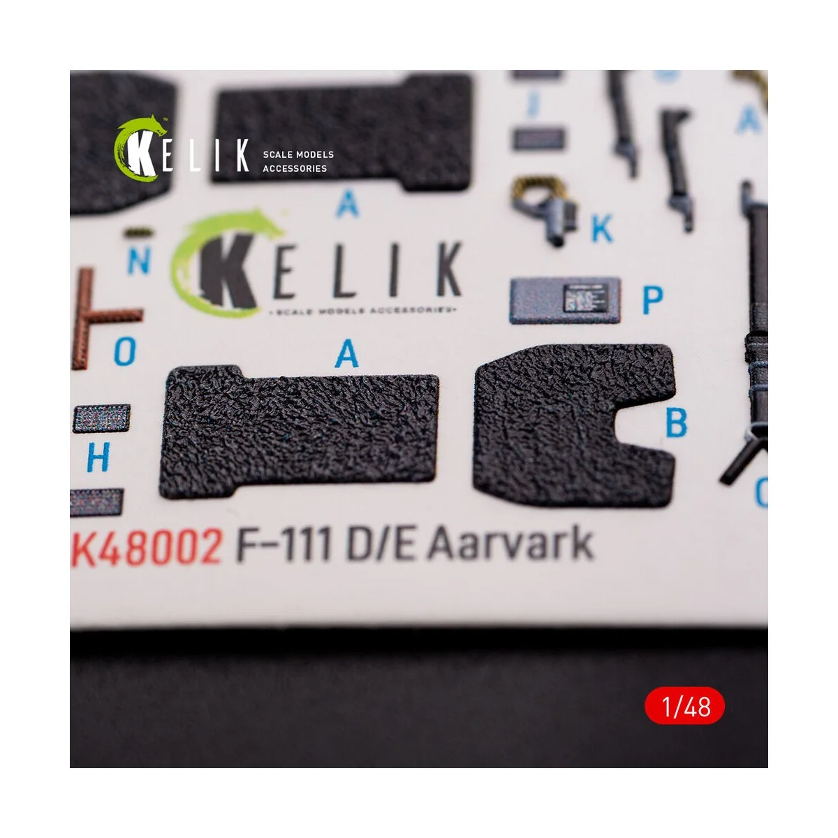 F-111 D/E Aardvark interior 3D decals for HobbyBoss kit, 1/48 - Kel...