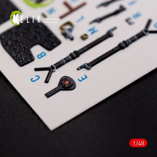 F-111 D/E Aardvark interior 3D decals for HobbyBoss kit, 1/48 - Kel...