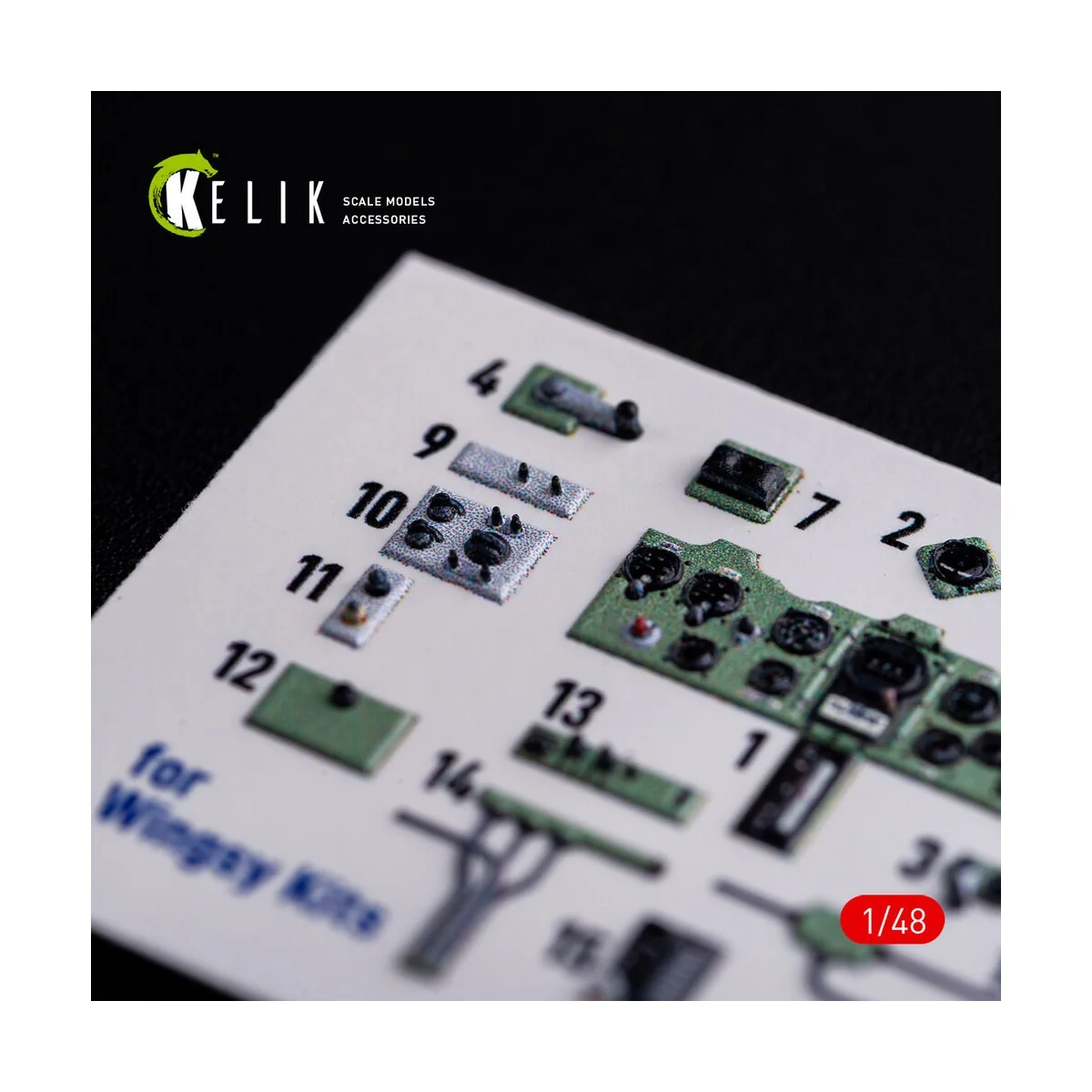 A5M2B Claude interior 3D decals for WingsyKits kit, 1/48 - Kelik K4...