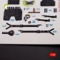 F-111 D/E Aardvark interior 3D decals for HobbyBoss kit, 1/48 - Kel...