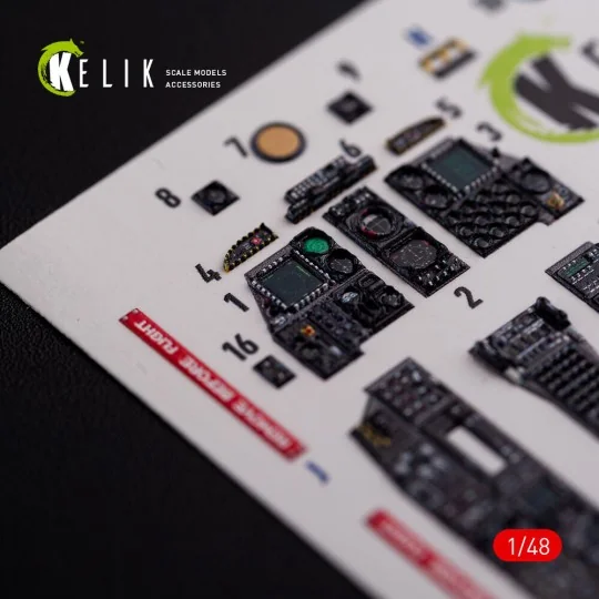 A-10C Thunderbolt interior 3D decals for Academy kit, 1/48 - Kelik ...