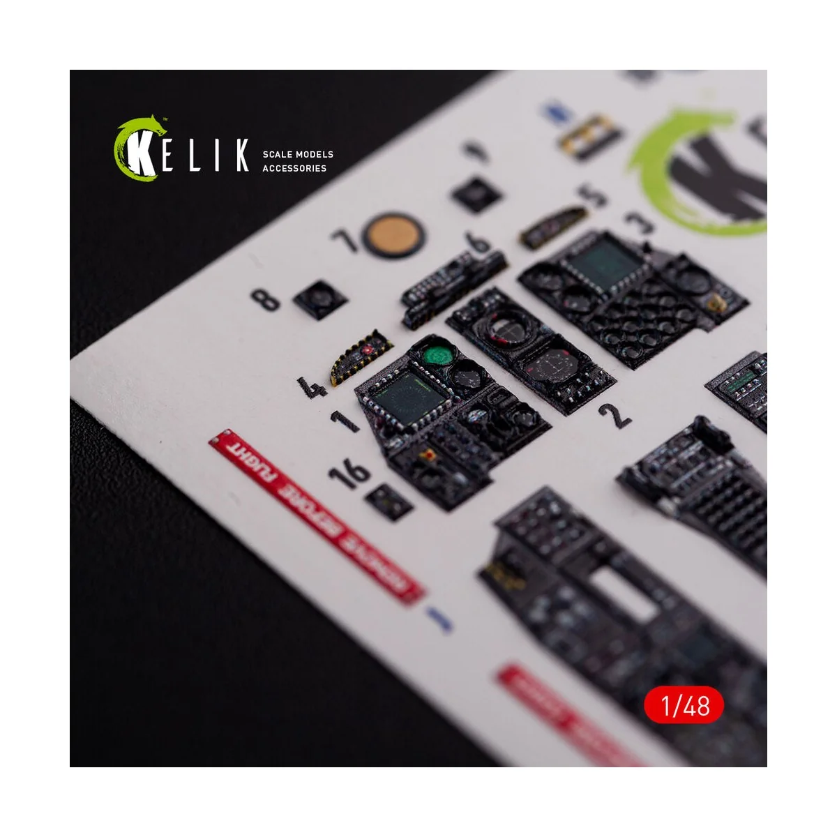 A-10C Thunderbolt interior 3D decals for Academy kit, 1/48 - Kelik ...